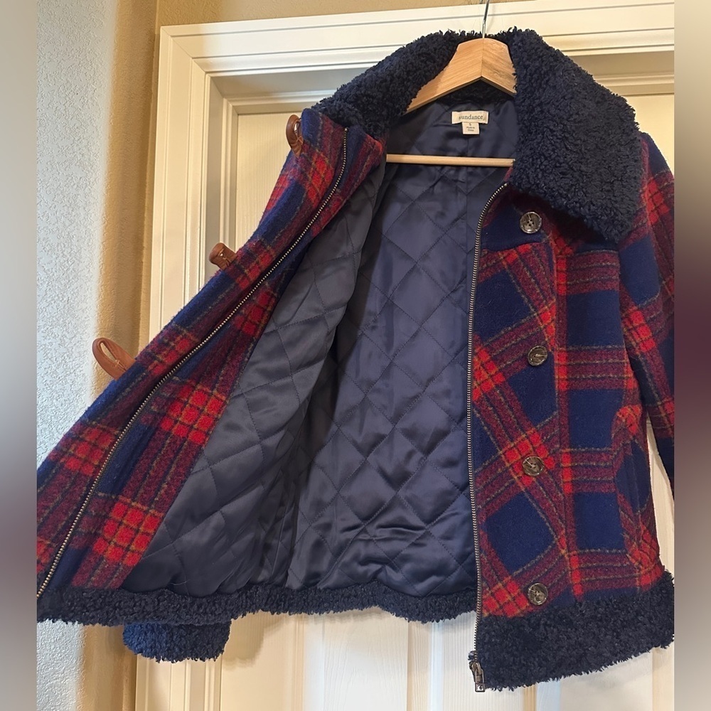 Sundance Greta plaid wool coat - Picture 5 of 10